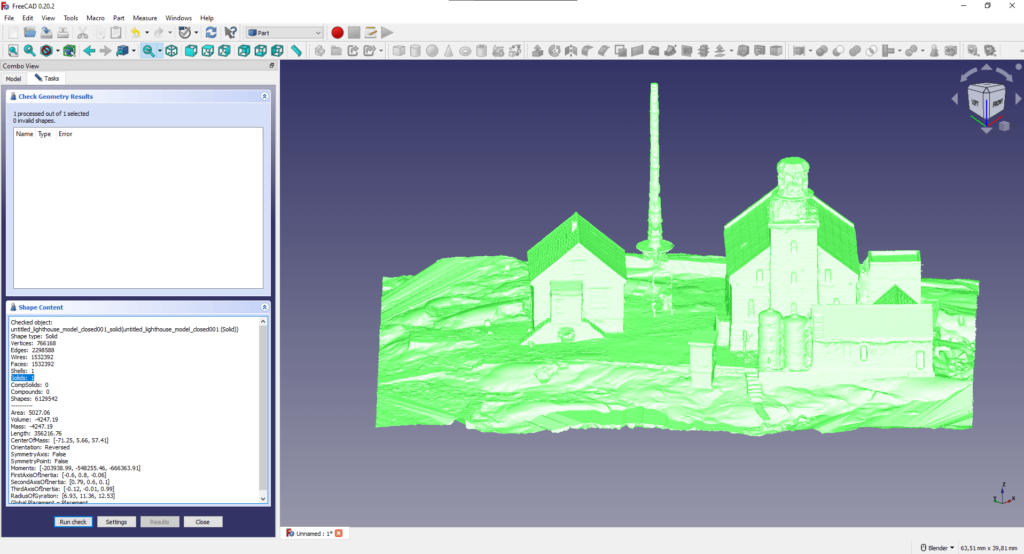Blender 3D model 3D modell