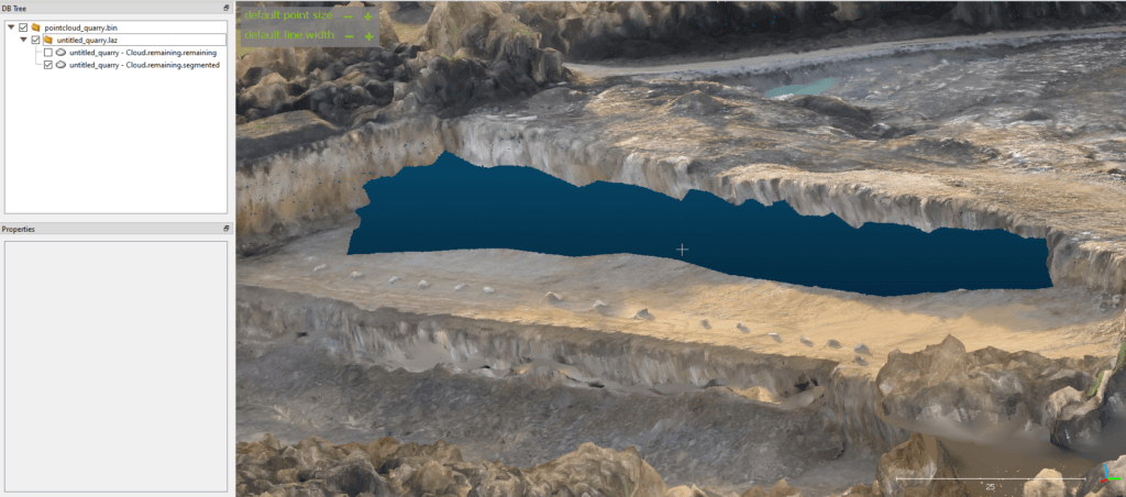 point cloud CloudComapre mask pontfelhő maszkolás