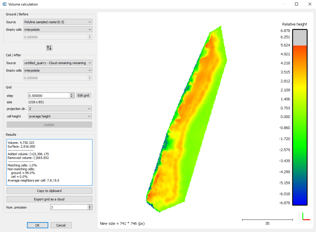 point cloud CloudComapre mask pontfelhő maszkolás