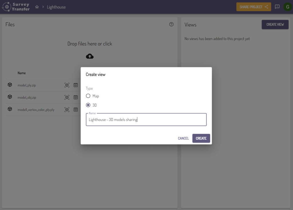 Interactive 3D Model Sharing