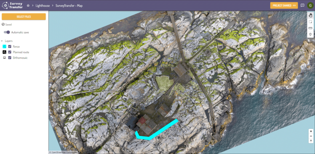 SurveyTransfer map measurement