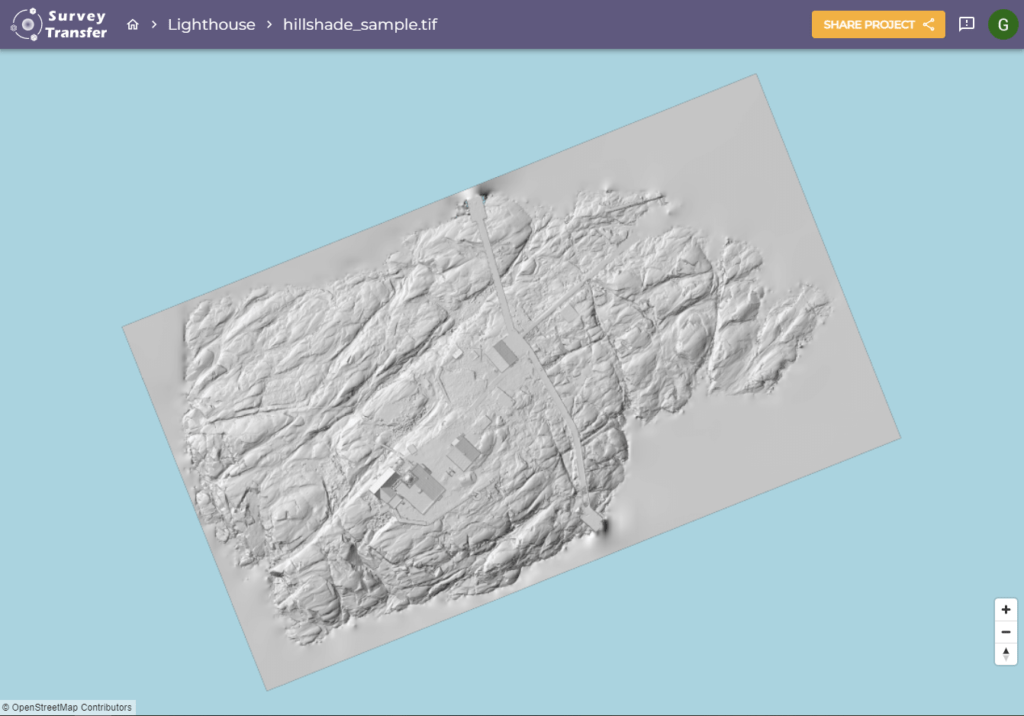 Sharing GeoTIFF files on the web: orthomosaic, DEM, and other raster files