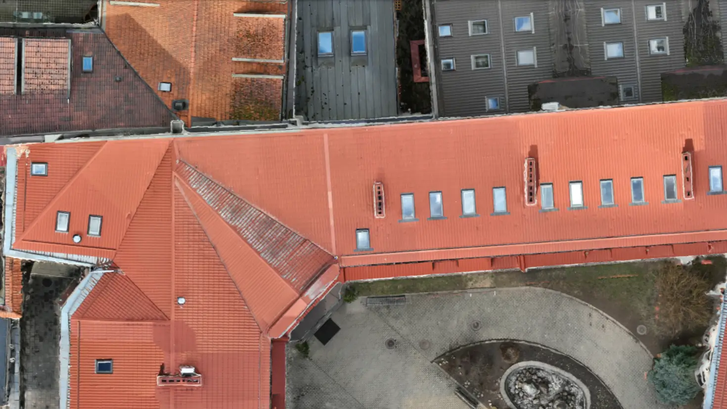 roof inspection roof analysis drónos tetővizsgálat tetőelemzés tetőfelmérés